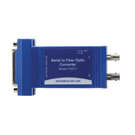 Serial Converter, RS-232 MODEM DB25 F to MM Fiber ST